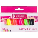 Rt artcreation akrylové barvy 6 ks 12 ml reflexní odstíny – Hledejceny.cz