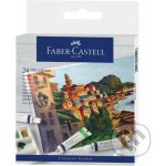 Olejové barvy Faber-Castell 24 barev, tuba 20 ml – Zboží Dáma