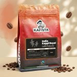 Kafista India Kappi Royal 100% Robusta Single Origin Káva v Itálii ideální na espresso zrnková 250 g – Hledejceny.cz
