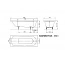 Kaldewei Saniform Plus 170 x 75 cm 112600010001