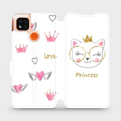 Pouzdro Mobiwear Parádní flip Xiaomi Redmi 9C - MH03S - Kočička princess