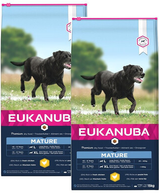 EUKANUBA Senior Large Breeds Chicken 2 x 15 kg