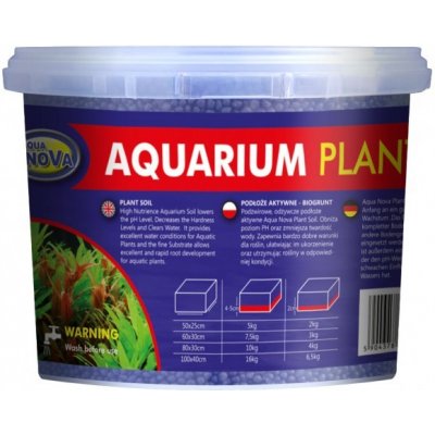 Aqua Nova Plant Soil substrát černý 4 kg, 3 l – Zboží Dáma