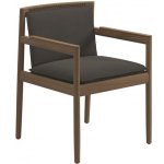 Gloster Teakové jídelní křeslo Saranac, 62x59x81 cm, rám teak, sedák venkovní látka kat. C – Hledejceny.cz