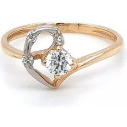 Beny Jewellery Zlatý Prsten se Zirkony 7130096