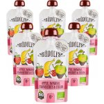 Rudolfs BIO kapsička jablko banán jahoda se smetanou 6 x 110 g – Hledejceny.cz