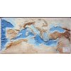 Nástěnné mapy L.A.C. Státy středozemního moře - plastická mapa 124 x 64 cm Varianta: bez rámu, Provedení: plastická mapa