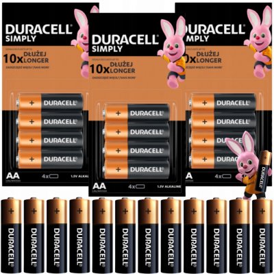 Duracell Basic AA 4ks 10PP100001 – Zboží Mobilmania