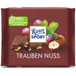 Ritter Sport čokoláda s kalifornskými rozinkami a lískovými ořechy 100g