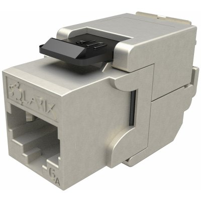 Solarix Konektor keystone SXKJ-10G-STP-BK-SA Cat.6A STP RJ45 – Sleviste.cz
