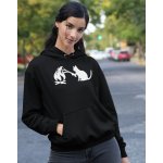 Canvas dámská mikina kočka a myš Černá – Hledejceny.cz