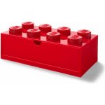 LEGO® Stolní box se zásuvkou 8 červená 40211730 – Zbozi.Blesk.cz