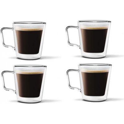 Vialli Design DIVA dvoustěnné sklenice na kávu a čaj 25875 4 x 250 ml – Zbozi.Blesk.cz