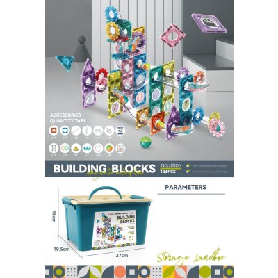 Mamido Magnetická kuličková dráha 126 ks – Zboží Dáma