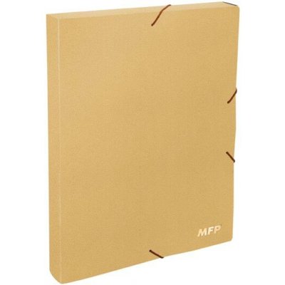 MFP Paper Složka M box 3cm s gumkou A4 béžová – Zboží Živě