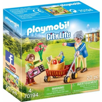 Playmobil 70194 Babička s chodítkem – Zboží Dáma