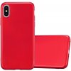 Pouzdro a kryt na mobilní telefon Apple Cadorabo Ochranné pouzdro pro Apple iPhone XS MAX Case in Červená Pouzdro na mobilní telefon TPU Silicone Etui Cover Case