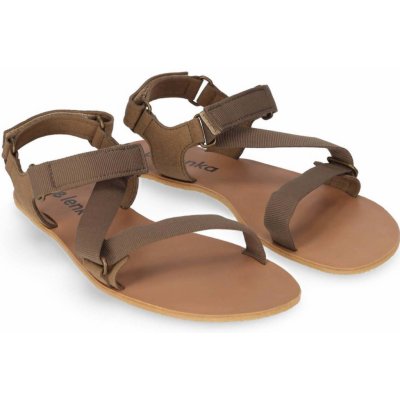 Barefoot sandály Be Lenka Flexi Olive Green – Zboží Dáma