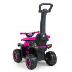 Baby Mix Mega s vodící tyčí růžové – Zboží Dáma