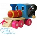 Detoa dřevěný vláček Krtek a mašinka – Zboží Dáma