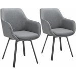 Tectake 405470 Alicon antracit 2 ks – Sleviste.cz