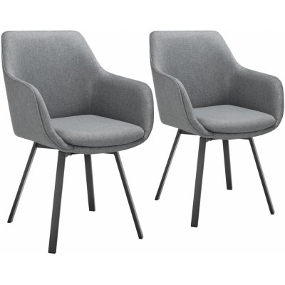 Tectake 405470 Alicon antracit 2 ks – Sleviste.cz