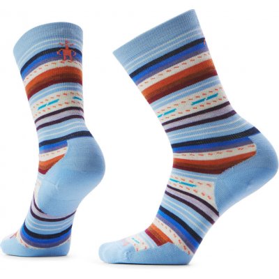SMARTWOOL Everyday Margarita Crew Socks Serene Blue – Zboží Dáma