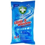 Green Shield Glass & Window vlhčené ubrousky na okna a skleněné povrchy 50 ks – Zboží Dáma