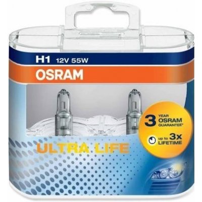 Osram H1 ULTRA LIFE 12V 55W P14,5s (Duo-Box) - 64150ULT-HCB – Hledejceny.cz