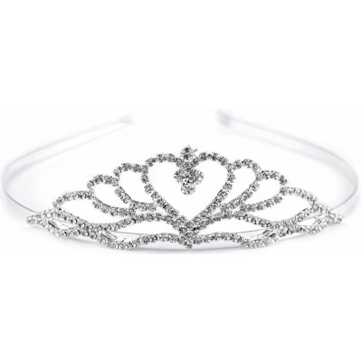 Štrasová čelenka / korunka do vlasů Varianta: 1 crystal čelenka, Balení: 1 ks – Zboží Dáma
