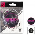 Delphin Fluorokarbonové lanko BOMB! s obratlíkem a karabinkou 35cm 9kg – Zboží Dáma