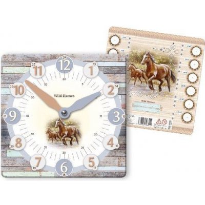 ARGUS Hodiny na výuku Wild horses 17110414 – Hledejceny.cz