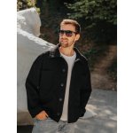 Pánský oversize kabátek Black – Zboží Dáma