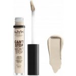 NYX Professional Make-up Can't Stop Won't Stop Tekutý korektor 1.5 Fair 3,5 ml – Zboží Dáma