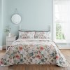 Přehoz Catherine Lansfield přehoz na postel Pippa Floral Bird barevná/béžová 220 x 230 cm