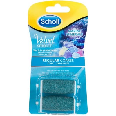 Scholl Velvet Smooth středně drsná s mořskými minerály 2 ks – Hledejceny.cz