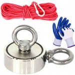 KRAFT&DELE Magnet fishing 140kg oboustranný pro lovce pokladů KD10415 – Zboží Dáma