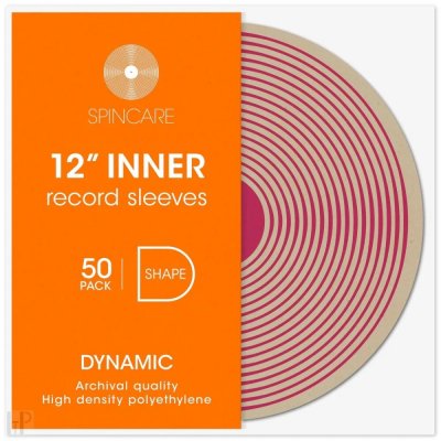SPINCARE DYNAMIC 12 Inch Premium Inner Record Sleeves – Zboží Živě