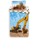 Jerry Fabrics povlečení Bagr svítící efekt 140x200 70x90 – Sleviste.cz