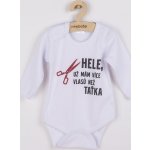 New Baby Body s potiskem Více vlasů než taťka – Hledejceny.cz
