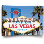 Sablio Obraz Welcome to Las Vegas - 90x60 cm – Hledejceny.cz