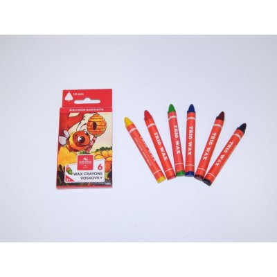 Koh-i-noor voskovky trojhranné silné 10 mm 6 ks – Hledejceny.cz