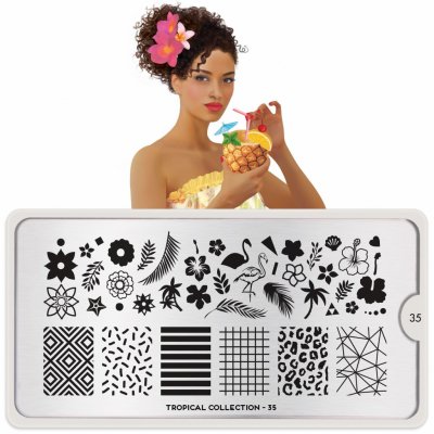 Image destička MoYou Tropical 35 – Zboží Dáma