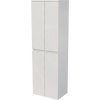 Koupelnový nábytek Intedoor Závěsná koupelnová skříňka Landau bílá 50 cm čtyřdvéřová
