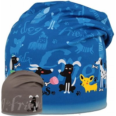 Oboustranná funkční čepice RDX Friends pejsci FE – Sleviste.cz