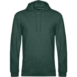 B&C Hoodie s kapucí COT-01U03Wx5000 Melír zelená tmavá