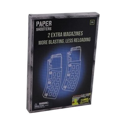 Náhradní zásobníky do zbraně Paper Shooters Zombie Slayer 2 ks - žluté – Zboží Mobilmania