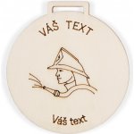 CENTROFLOR Hasičská medaile 70mm Množství: 1-10ks – Zboží Dáma