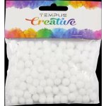 Tempus Kuličky pom poms bílá barva mini 120 ks – Zboží Mobilmania