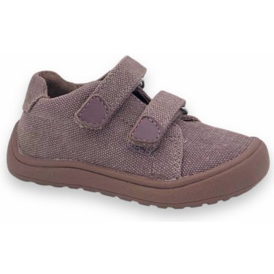 Protetika dětské plátěné barefoot boty KORO Old pink – Zboží Dáma